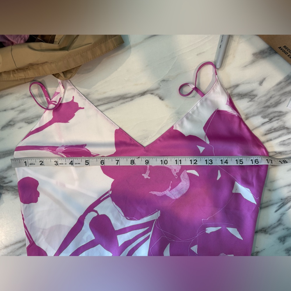 Natori Nara Slip Pink/White Combo - Picture 3 of 10